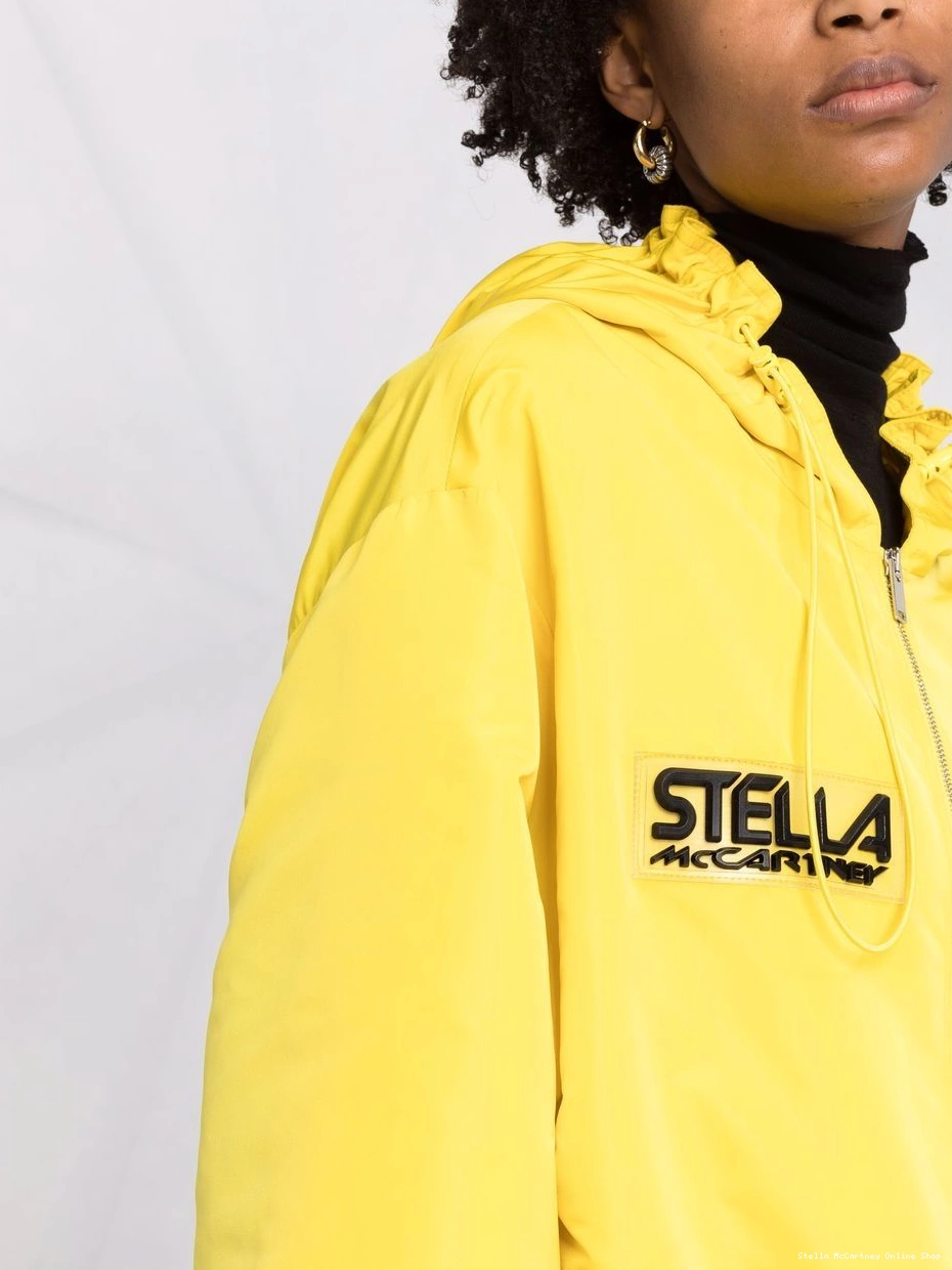 Cheap Women jacket logo-patch McCartney hooded Stella 0815